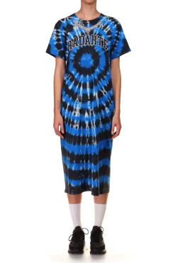 Rodarte Tie Dye Radarte T-Shirt Dress With Rhinestone Detail New