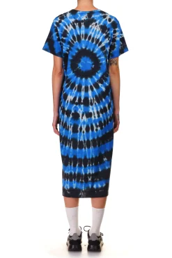 Rodarte Tie Dye Radarte T-Shirt Dress With Rhinestone Detail New